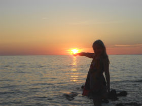 Sonnenuntergang am Meer